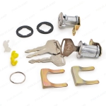 กุญแจรถยนต์ กุญแจประตูรถ ข้างซ้าย+ขวา 1 ชุด สีเงิน สำหรับ Nissan Big-M D21 ปี 1986-1997